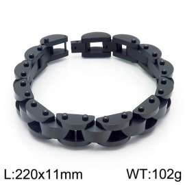 Stainless Steel Black-plating Bracelet