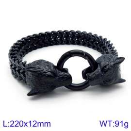 Stainless Steel Black-plating Bracelet