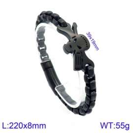 Stainless Skull Bracelet