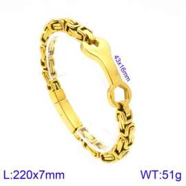Stainless Steel Gold-plating Bracelet