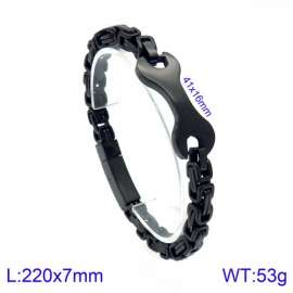 Stainless Steel Black-plating Bracelet
