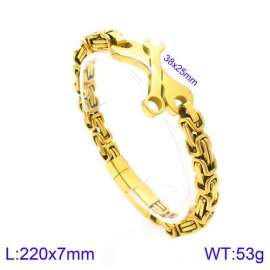 Stainless Steel Gold-plating Bracelet