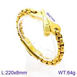 Stainless Steel Gold-plating Bracelet