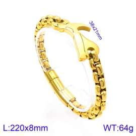 Stainless Steel Gold-plating Bracelet