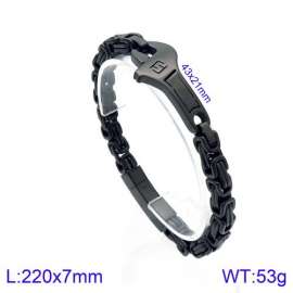 Stainless Steel Black-plating Bracelet