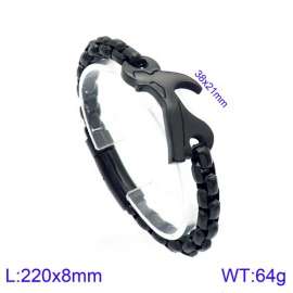 Stainless Steel Black-plating Bracelet