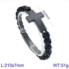 Stainless Steel Black-plating Bracelet