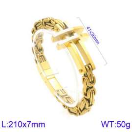 Stainless Steel Gold-plating Bracelet