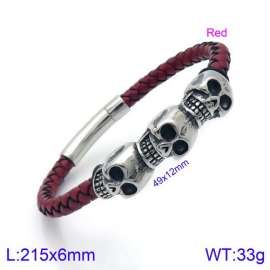 Stainless Skull Bracelet