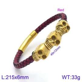 Stainless Skull Bracelet