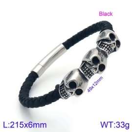 Stainless Skull Bracelet