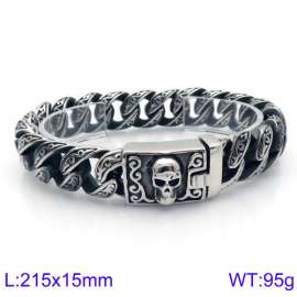 Stainless Skull Bracelet