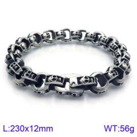 Stainless Skull Bracelet