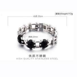Stainless Steel Bicycle Bracelet