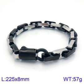 Stainless Steel Black-plating Bracelet