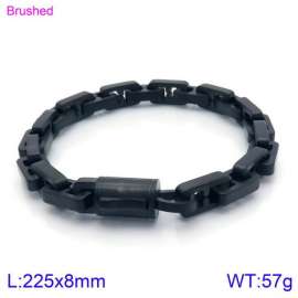 Stainless Steel Black-plating Bracelet