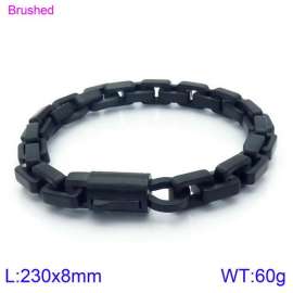 Stainless Steel Black-plating Bracelet