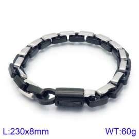 Stainless Steel Black-plating Bracelet