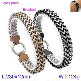 Stainless Steel Black-plating Bracelet