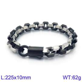 Stainless Steel Black-plating Bracelet