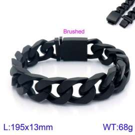 Stainless Steel Black-plating Bracelet