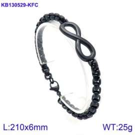 Stainless Steel Black-plating Bracelet