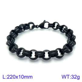 Stainless Steel Black-plating Bracelet