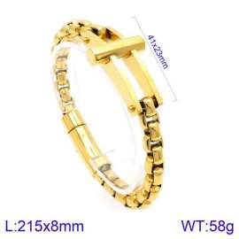 Stainless Steel Gold-plating Bracelet