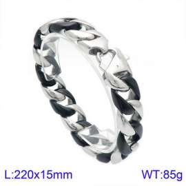Stainless Steel Black-plating Bracelet