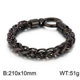 Stainless Steel Black-plating Bracelet