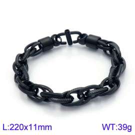 Stainless Steel Black-plating Bracelet