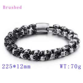 Stainless Skull Bracelet